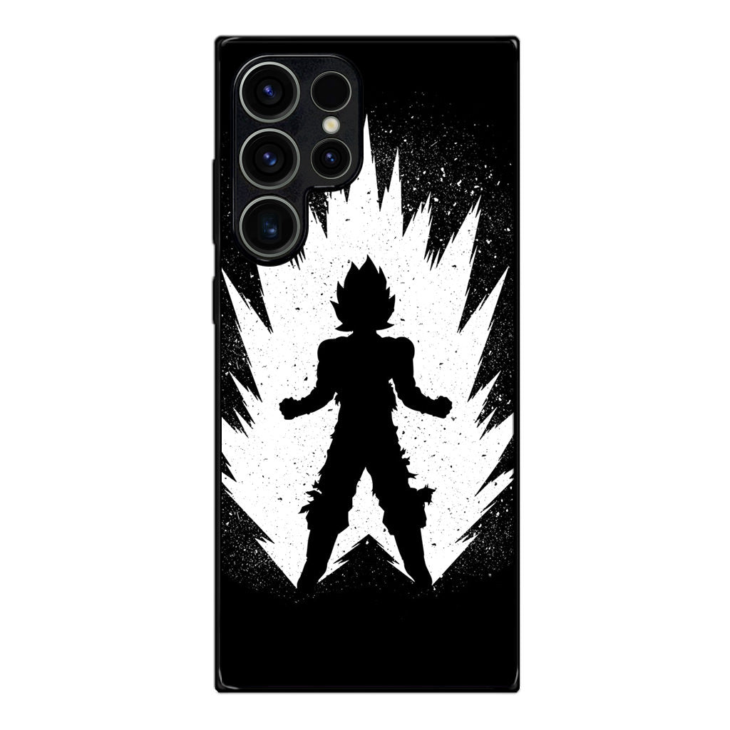 Goku Super Saiyan Black White Samsung Galaxy S23 Ultra Case