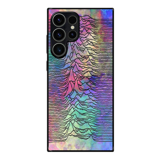 Joy Division Unknown Pleasures Colorful Samsung Galaxy S23 Ultra Case