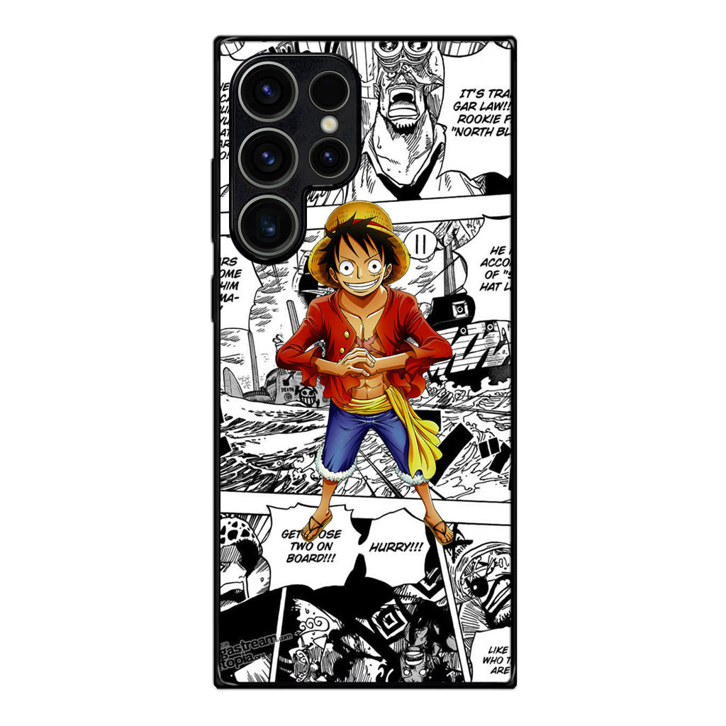 One Piece Luffy Comics Samsung Galaxy S23 Ultra Case