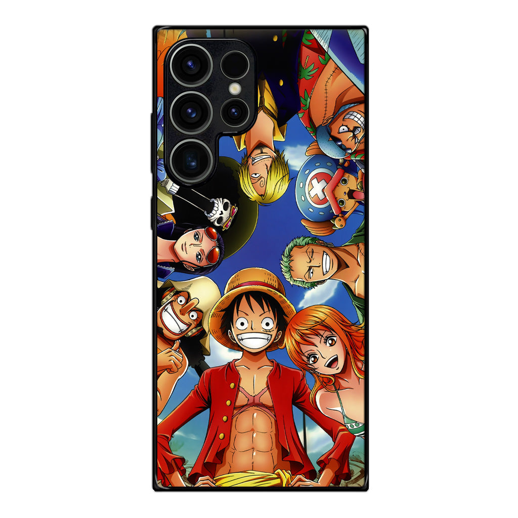 One Piece Luffy Crew Samsung Galaxy S23 Ultra Case