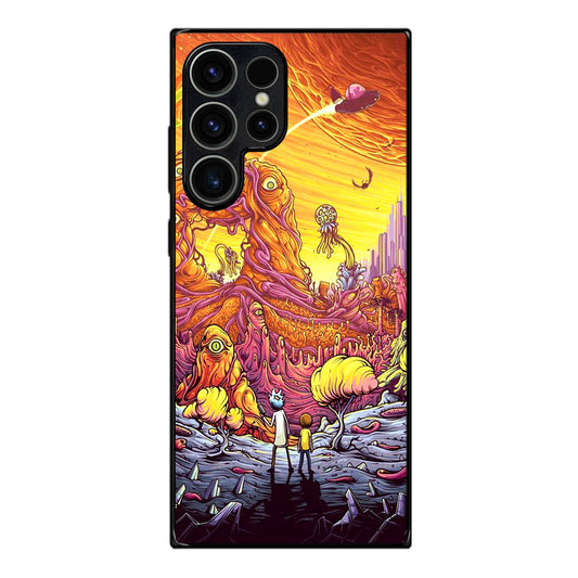 Rick And Morty Alien Planet Samsung Galaxy S23 Ultra Case