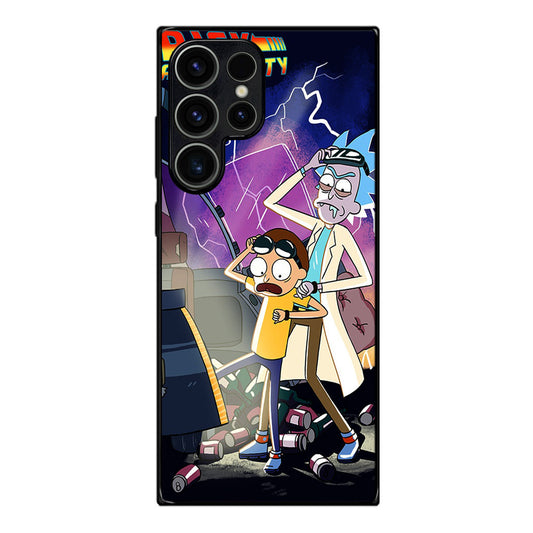 Rick And Morty Back To The Future Samsung Galaxy S23 Ultra Case