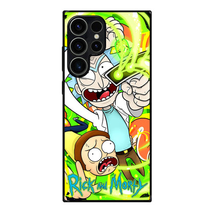 Rick And Morty Shoot Portal Gun Samsung Galaxy S23 Ultra Case