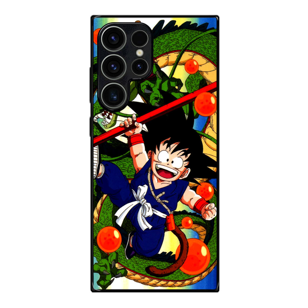 Shenlong And Little Goku Dragon Ball Samsung Galaxy S23 Ultra Case