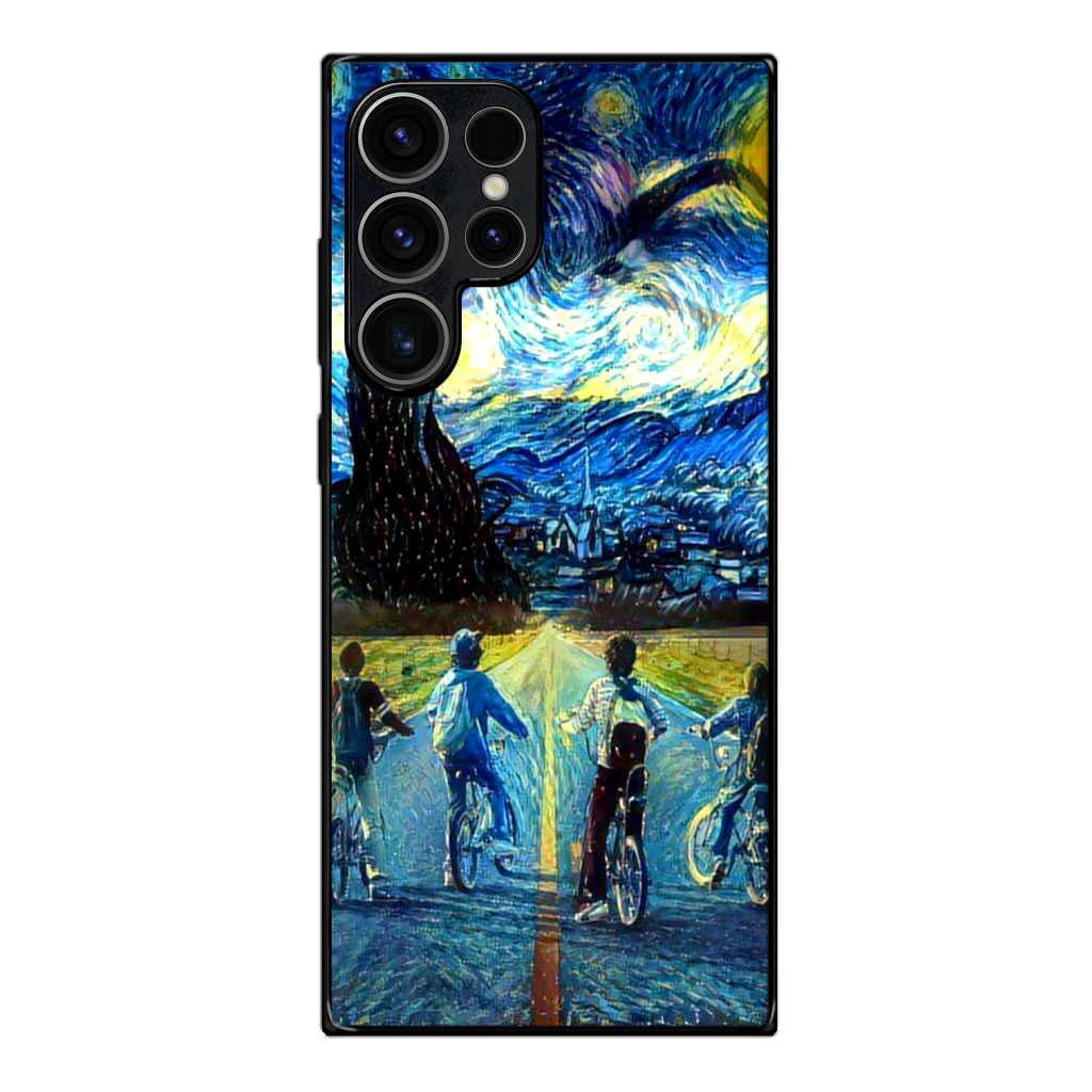 Stranger At Starry Night Samsung Galaxy S23 Ultra Case