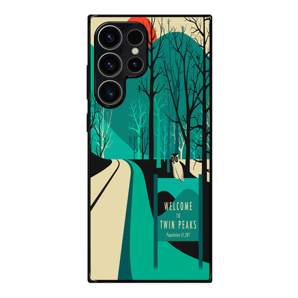 Welcome To Twin Peaks Samsung Galaxy S23 Ultra Case