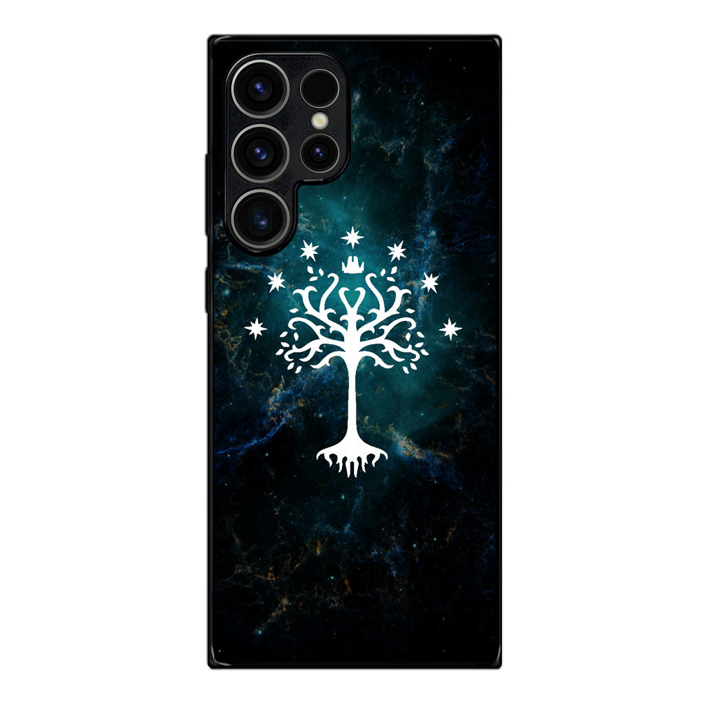 White Tree Of Gondor In Space Nebula Samsung Galaxy S23 Ultra Case