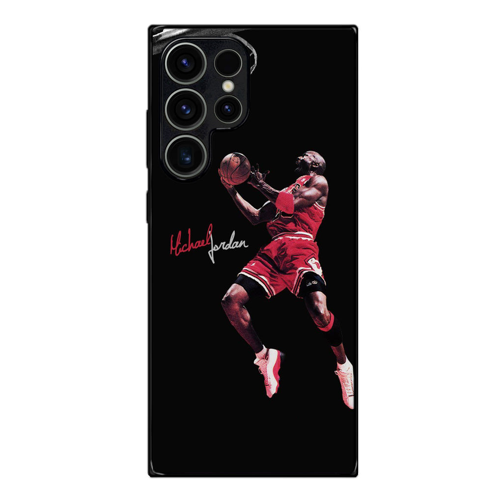 Michael Jordan Epic Jump Samsung Galaxy S23 Ultra Case