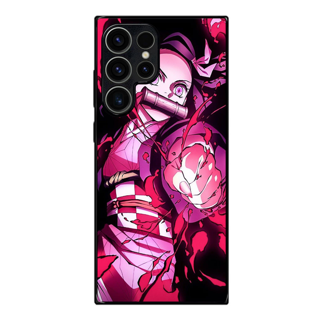Nezuko Blood Demon Art Samsung Galaxy S23 Ultra Case