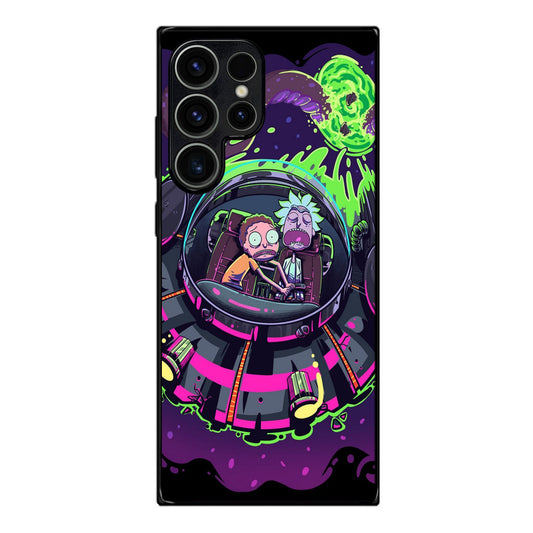 Rick And Morty Spaceship Samsung Galaxy S23 Ultra Case
