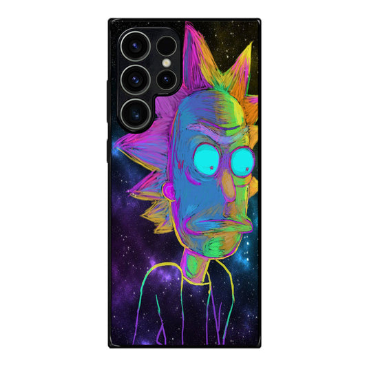 Rick Colorful Crayon Space Samsung Galaxy S23 Ultra Case