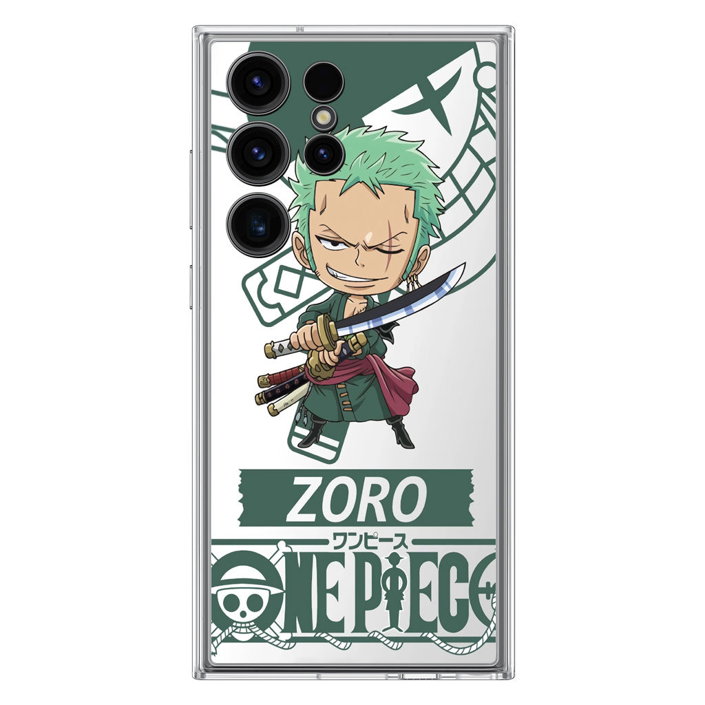 Chibi Zoro Samsung Galaxy S23 Ultra Case