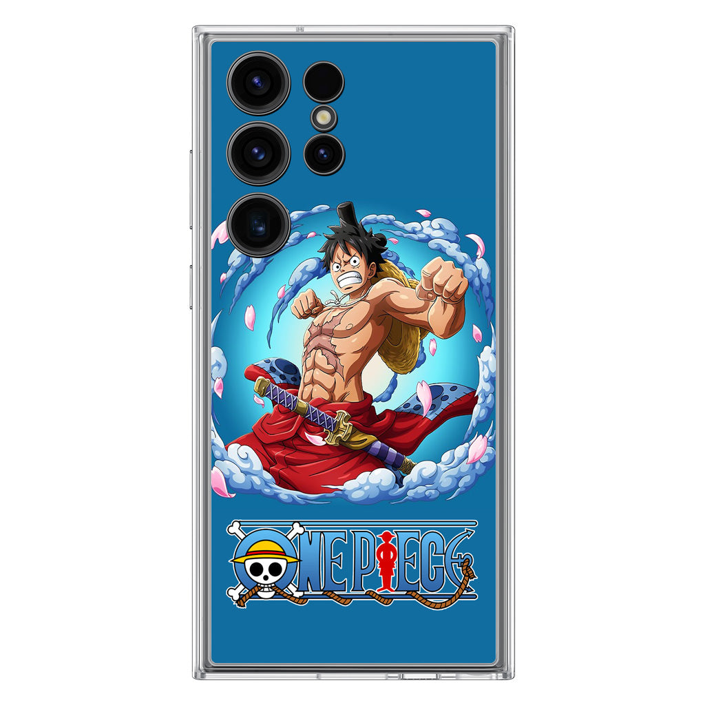 Luffy Arc Wano One Piece Samsung Galaxy S23 Ultra Case