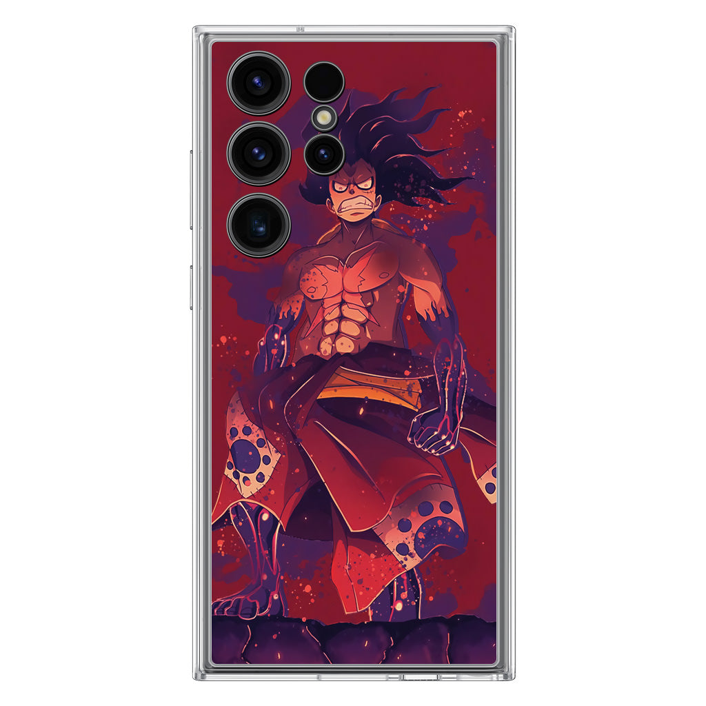 Luffy Snake Man Art Samsung Galaxy S23 Ultra Case