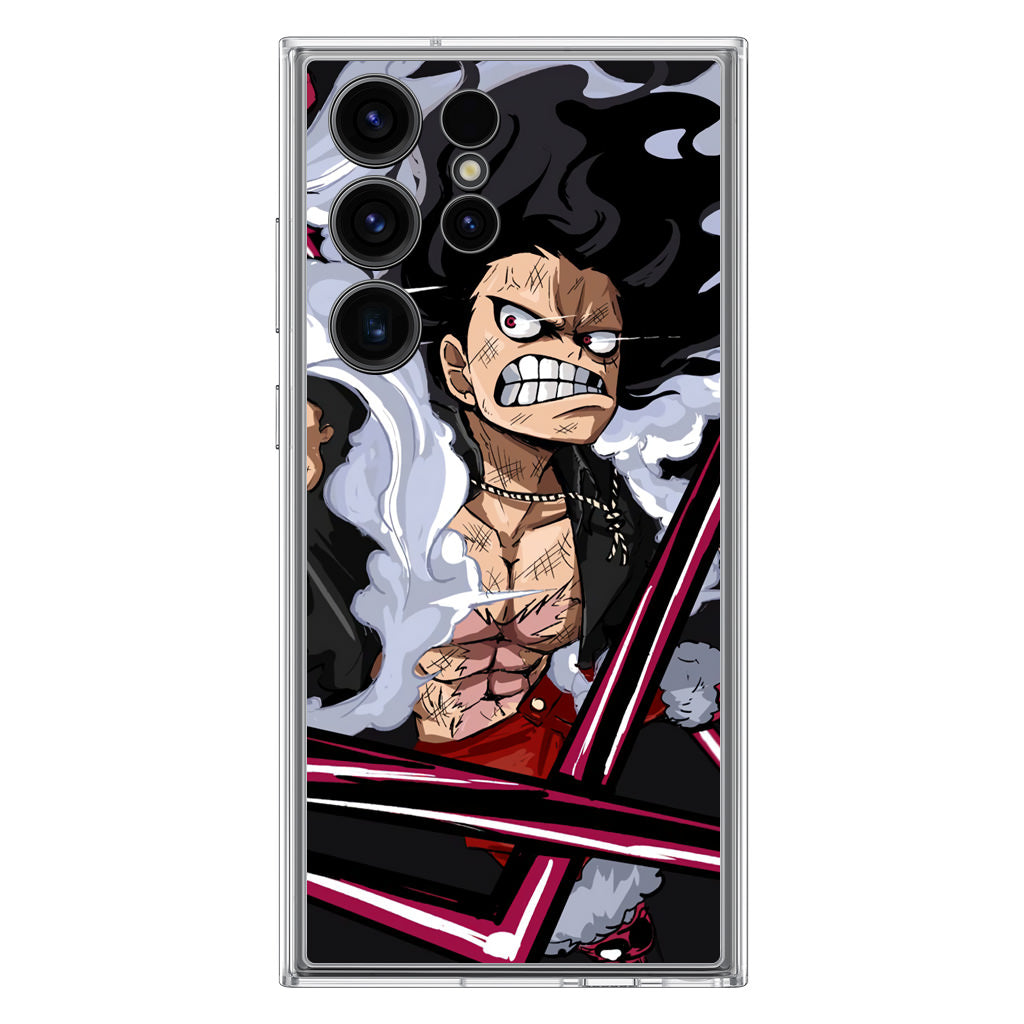 Luffy Snake Man Culverin Art Samsung Galaxy S23 Ultra Case