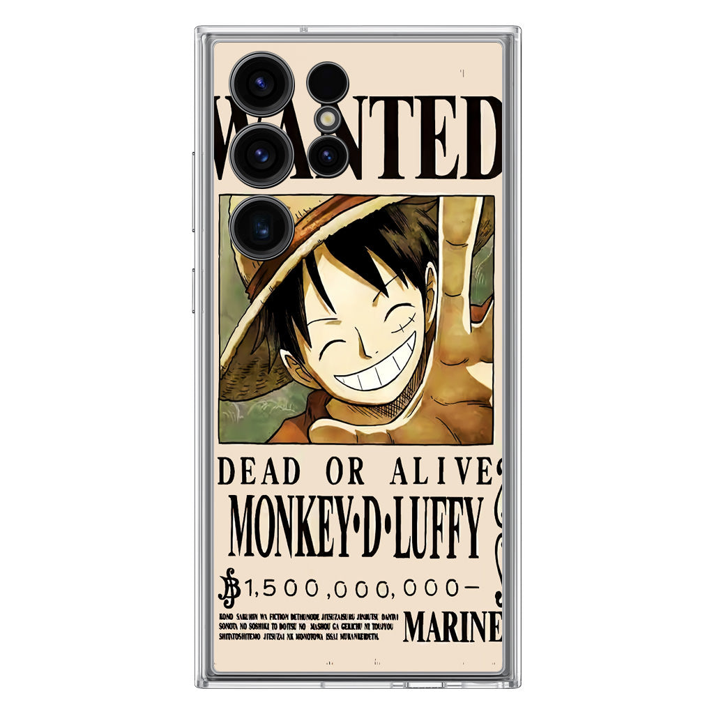 Monkey D Luffy Bounty Samsung Galaxy S23 Ultra Case