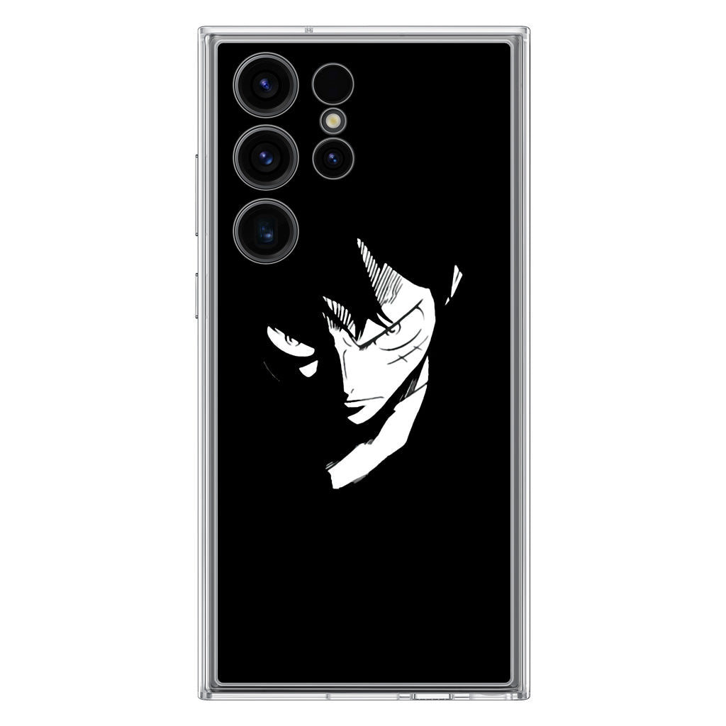 Monkey D Luffy Silhouette Samsung Galaxy S23 Ultra Case