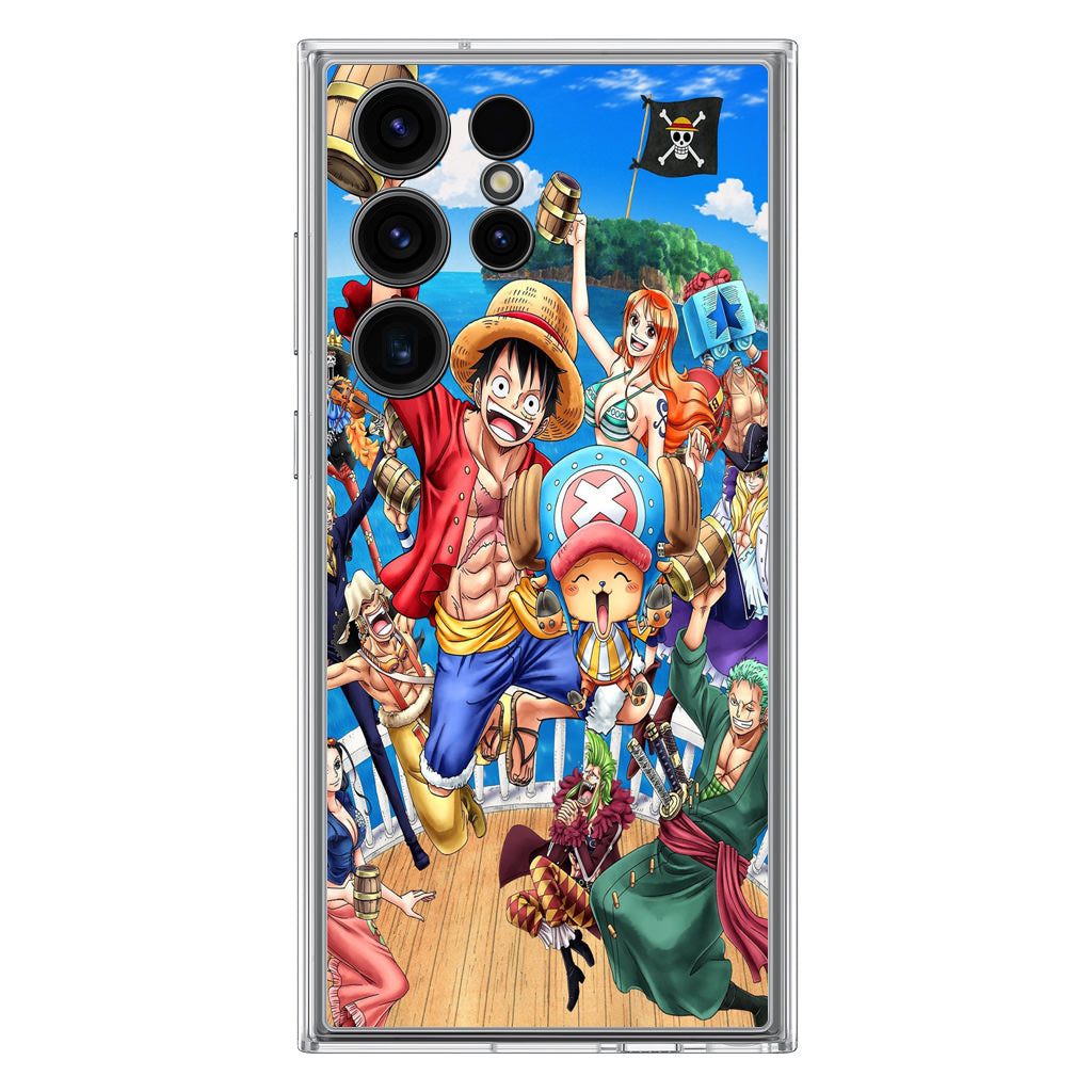 Straw Hat Pirates And Allies Samsung Galaxy S23 Ultra Case