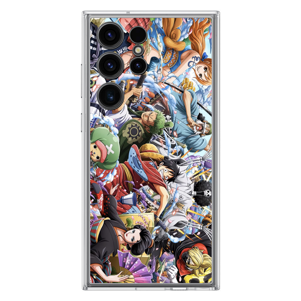 Straw Hat Pirates Arc Wano Samsung Galaxy S23 Ultra Case