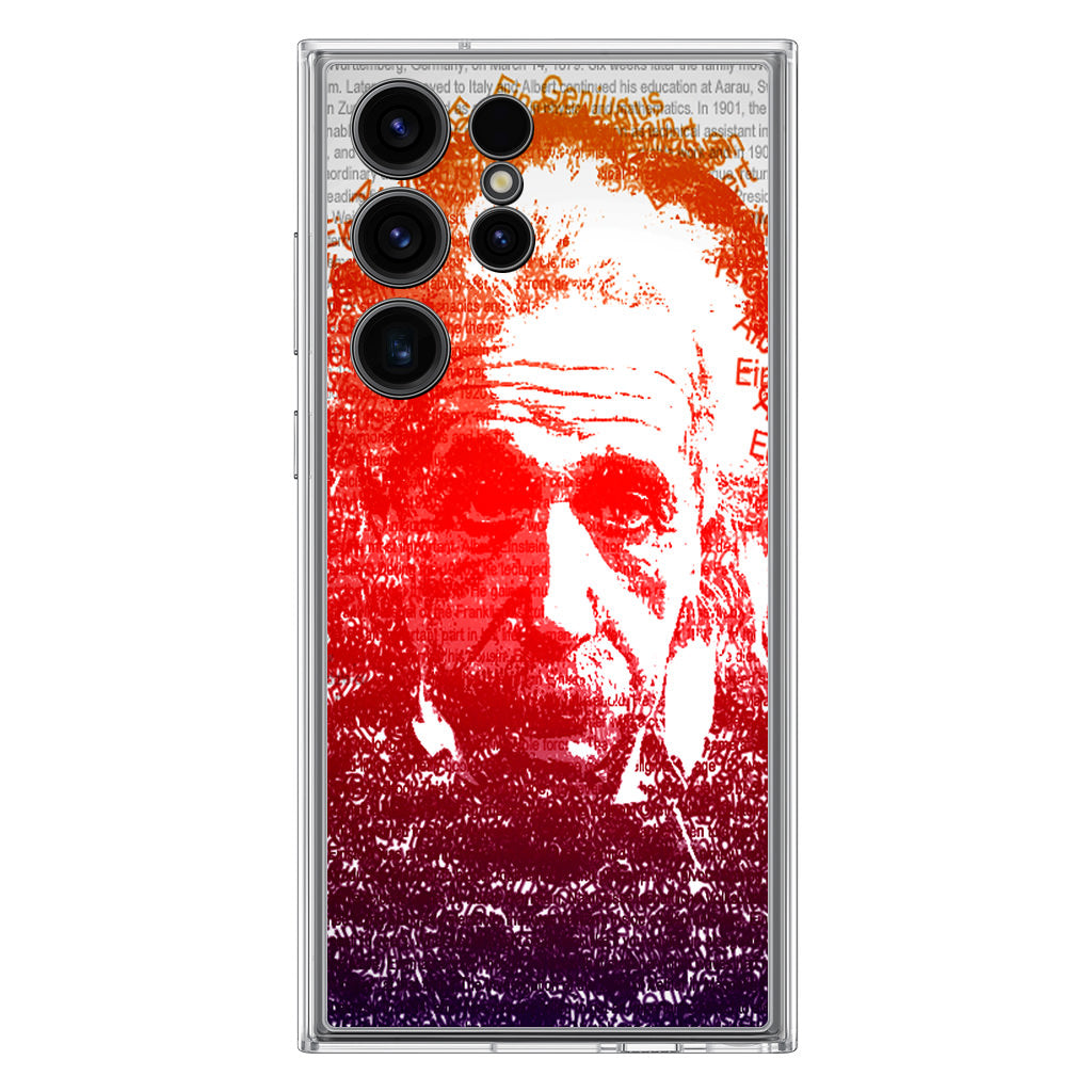 Albert Einstein Art Samsung Galaxy S23 Ultra Case