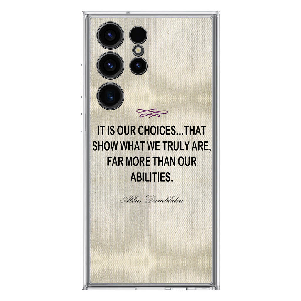 Albus Dumbledore Quote Samsung Galaxy S23 Ultra Case