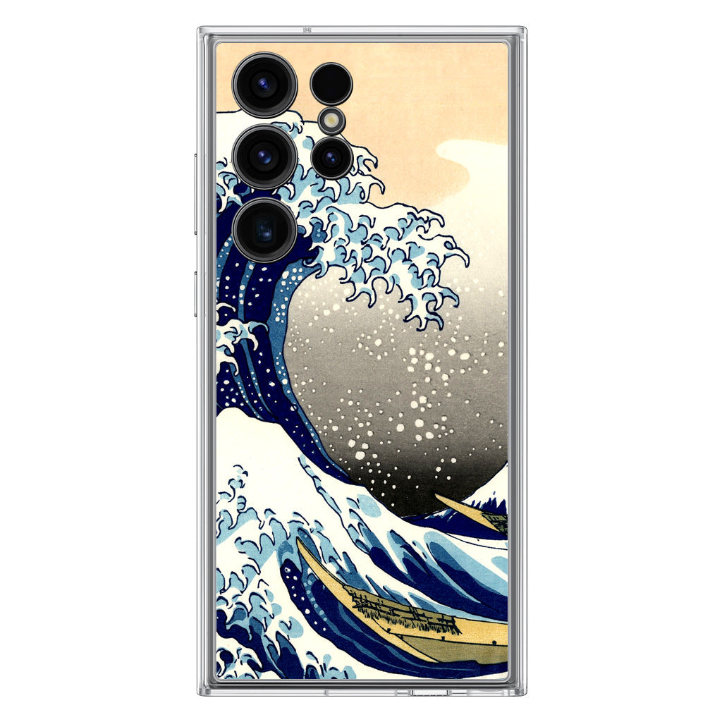 Artistic the Great Wave off Kanagawa Samsung Galaxy S23 Ultra Case