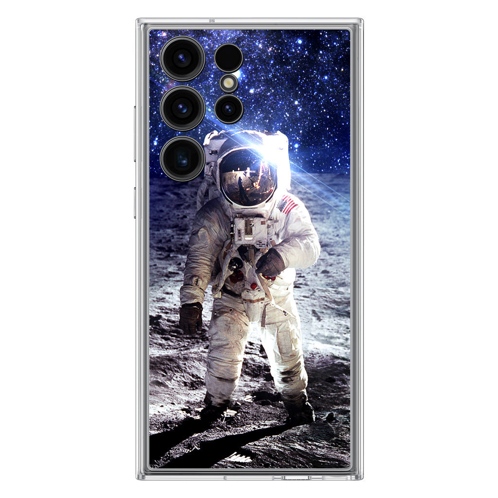 Astronaut Space Moon Samsung Galaxy S23 Ultra Case