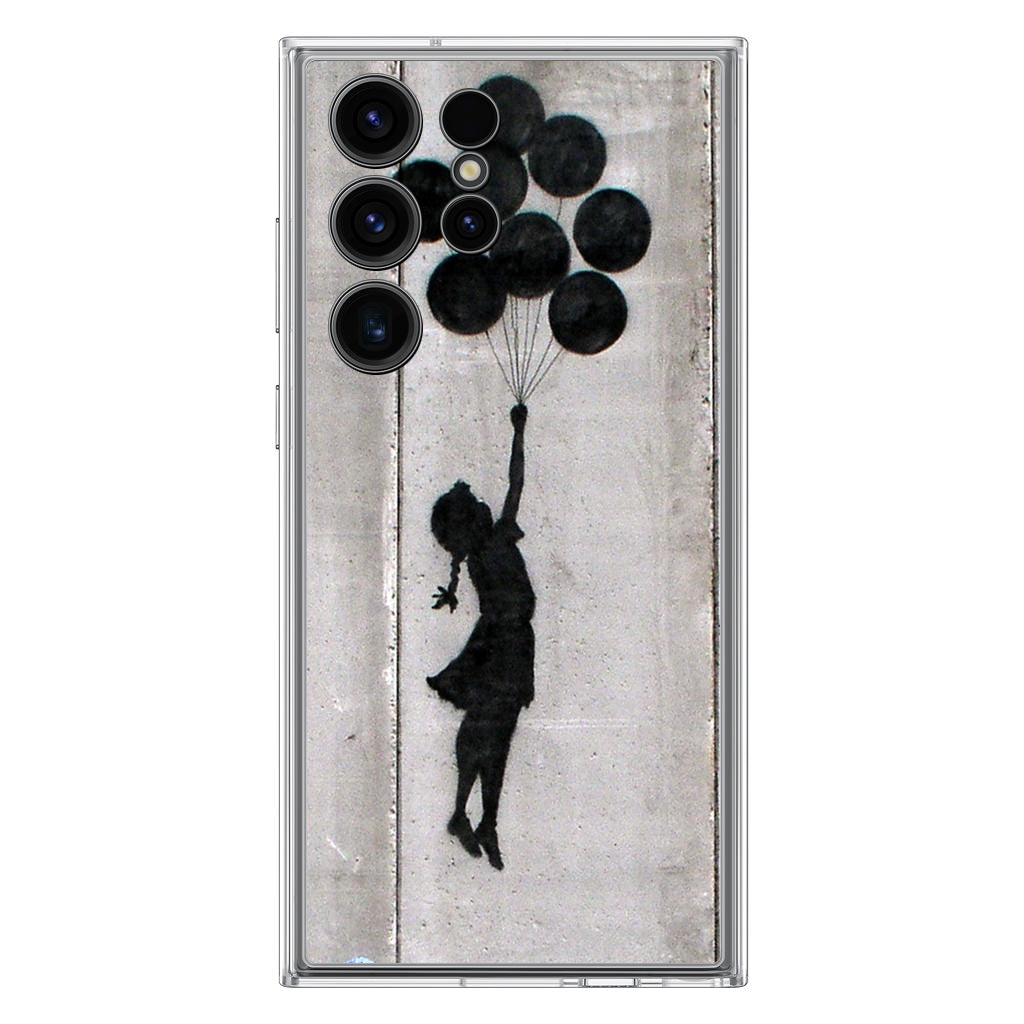 Banksy Girl With Balloons Samsung Galaxy S23 Ultra Case