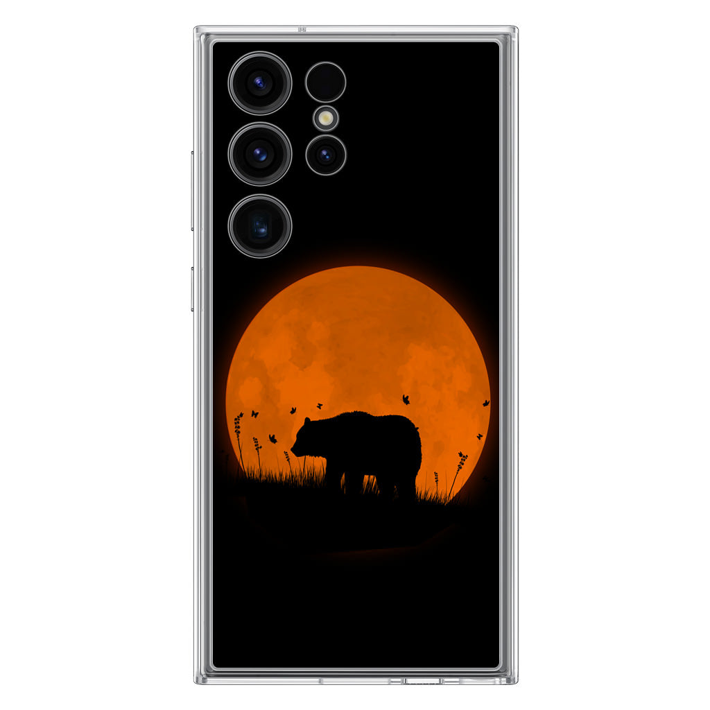 Bear Silhouette Samsung Galaxy S23 Ultra Case