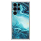 Blue Water Glitter Samsung Galaxy S23 Ultra Case