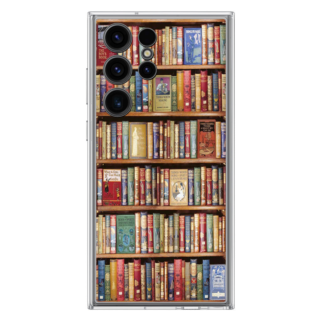 Bookshelf Library Samsung Galaxy S23 Ultra Case