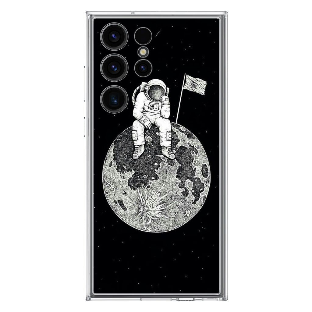 Bored Astronaut Samsung Galaxy S23 Ultra Case