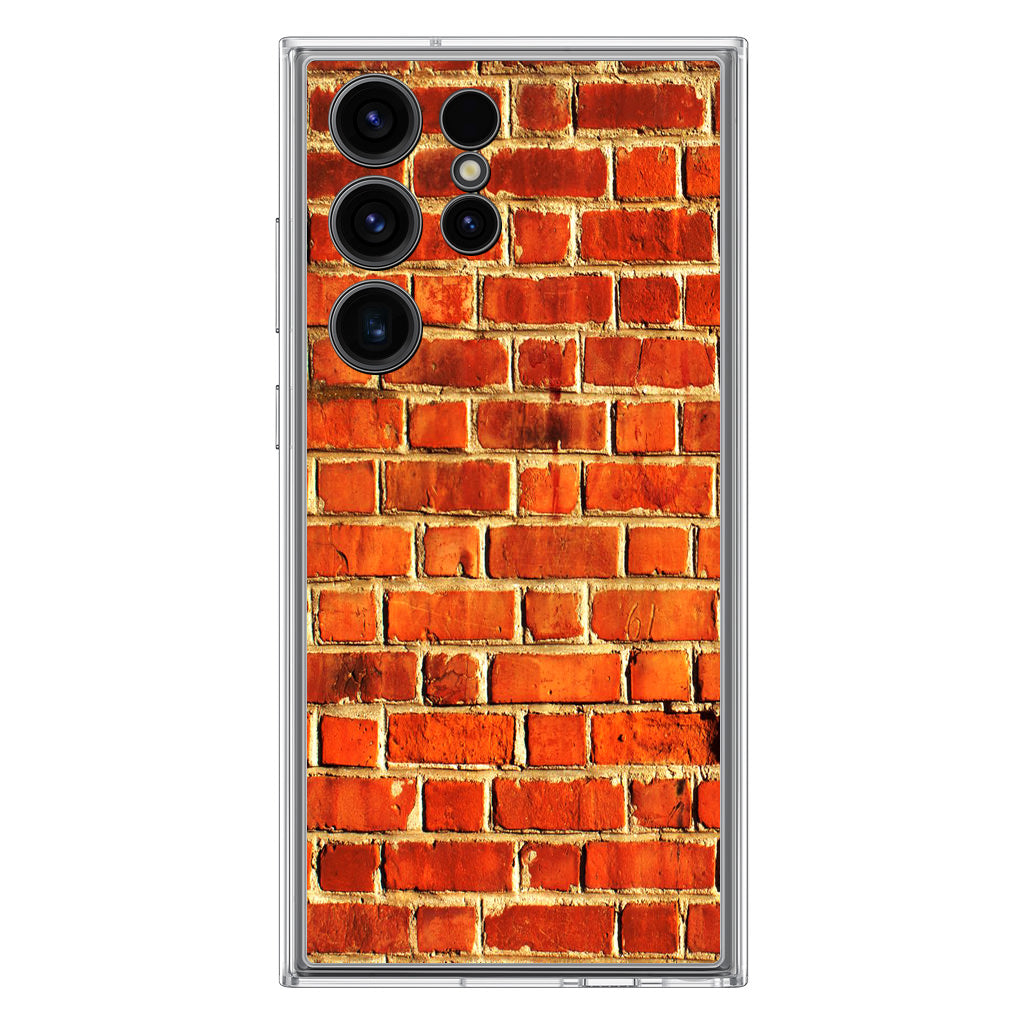 Brick Wall Pattern Samsung Galaxy S23 Ultra Case