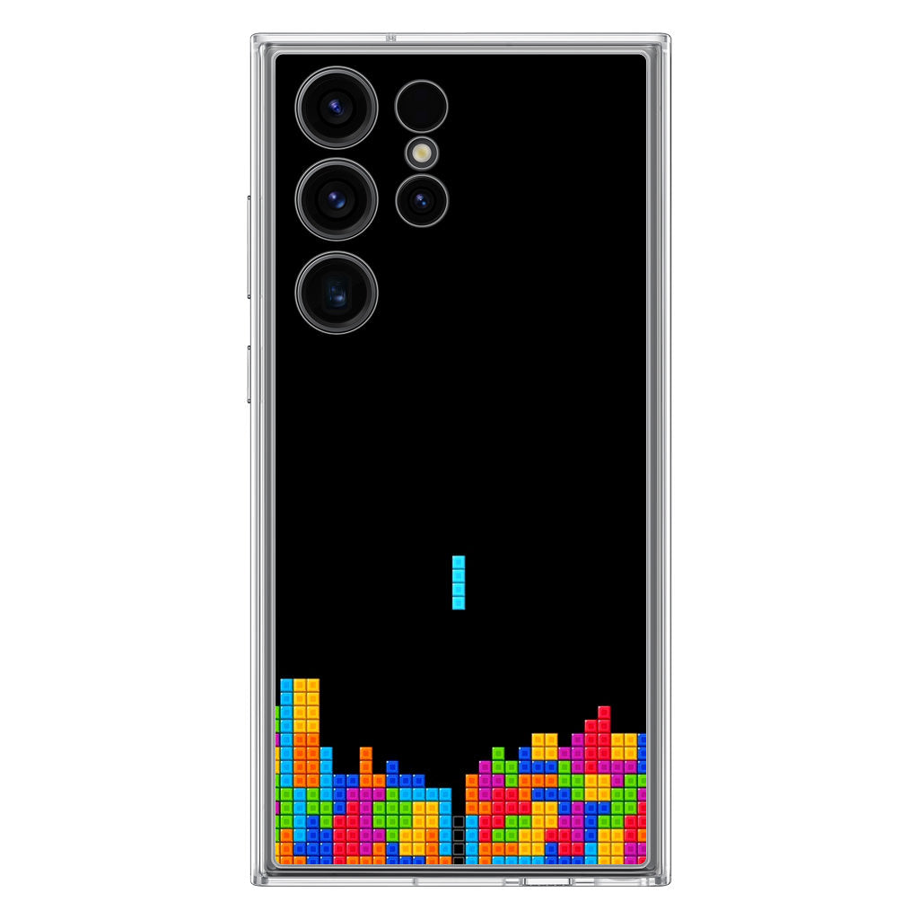 Classic Video Game Tetris Samsung Galaxy S23 Ultra Case