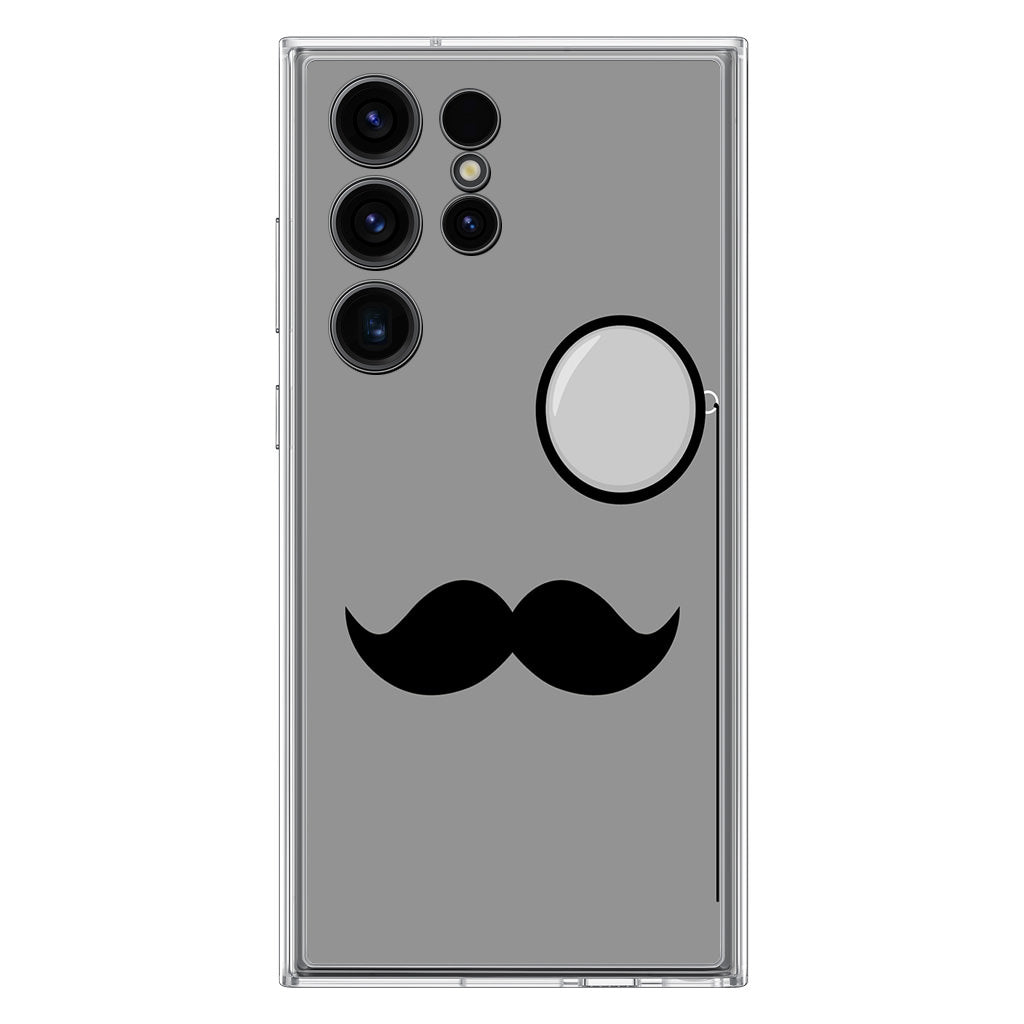 Classy Mustache Samsung Galaxy S23 Ultra Case