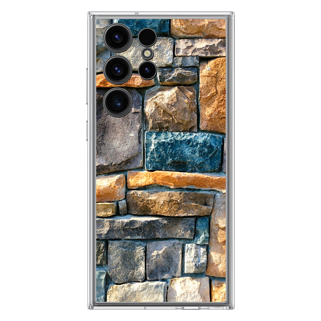 Colored Stone Piles Samsung Galaxy S23 Ultra Case