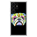 Colorful Bulldog Art Samsung Galaxy S23 Ultra Case