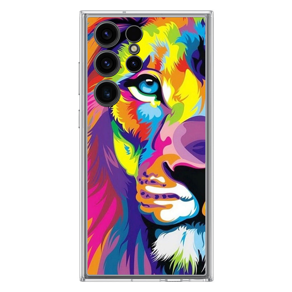 Colorful Lion Samsung Galaxy S23 Ultra Case