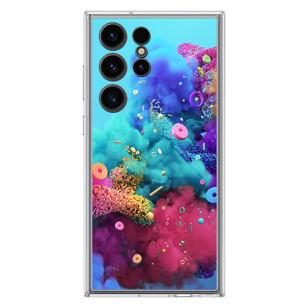 Colorful Smoke Boom Samsung Galaxy S23 Ultra Case
