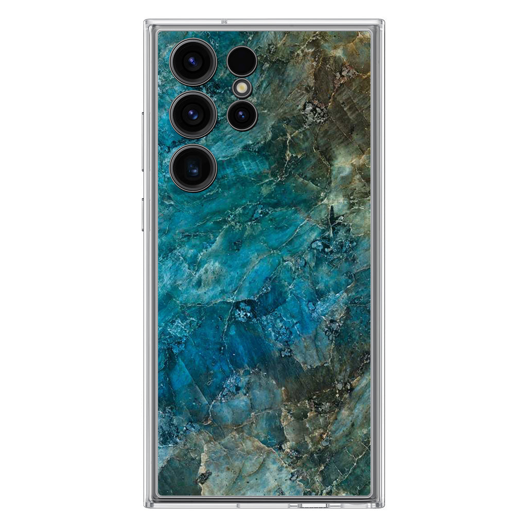 Deep Ocean Marble Samsung Galaxy S23 Ultra Case