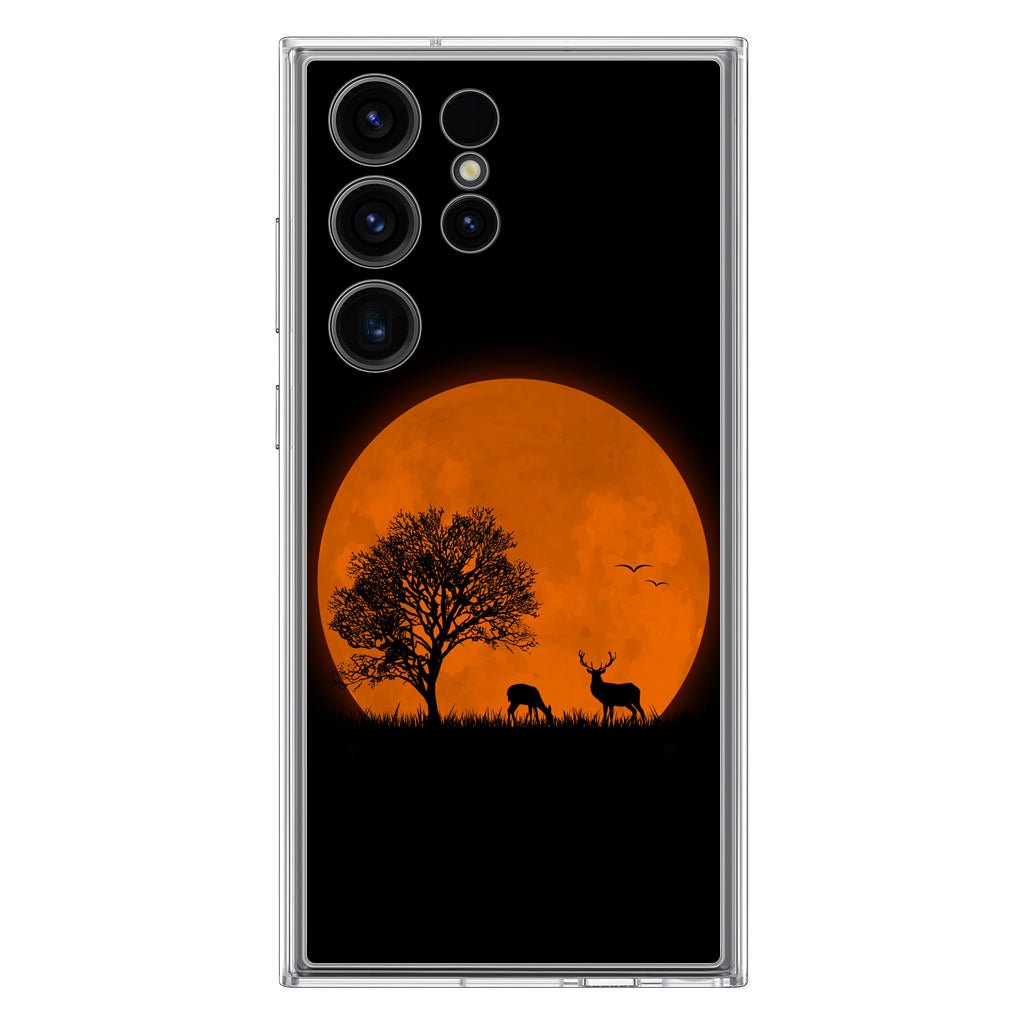 Deer Silhouette Samsung Galaxy S23 Ultra Case