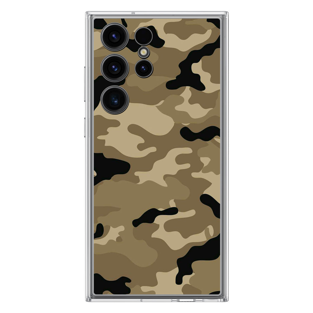 Desert Military Camo Samsung Galaxy S23 Ultra Case