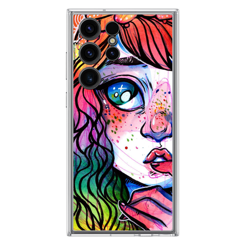 Eyes And Braids Samsung Galaxy S23 Ultra Case