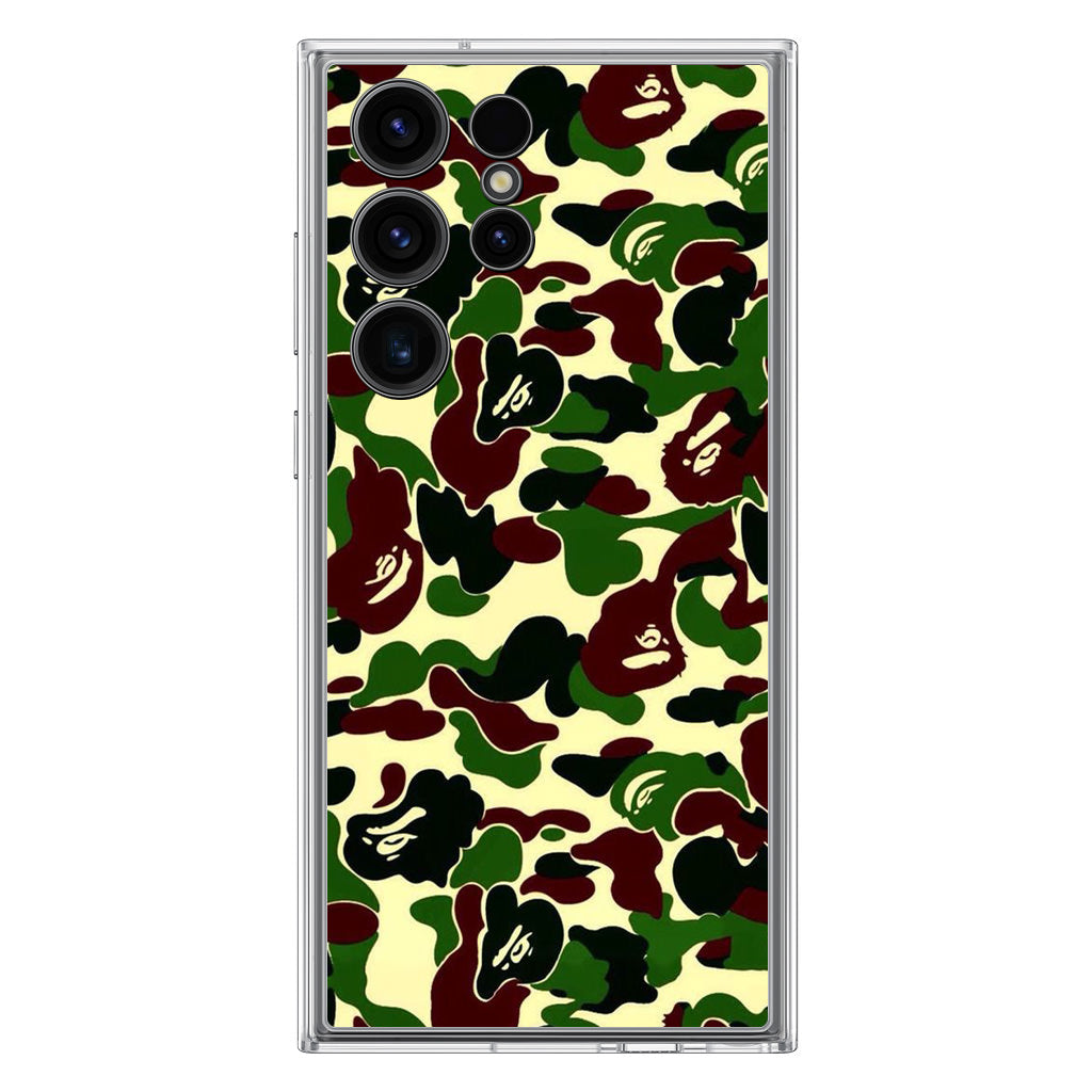 Forest Army Camo Samsung Galaxy S23 Ultra Case