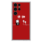 Funny Music Headphones Player Buds Samsung Galaxy S23 Ultra Case