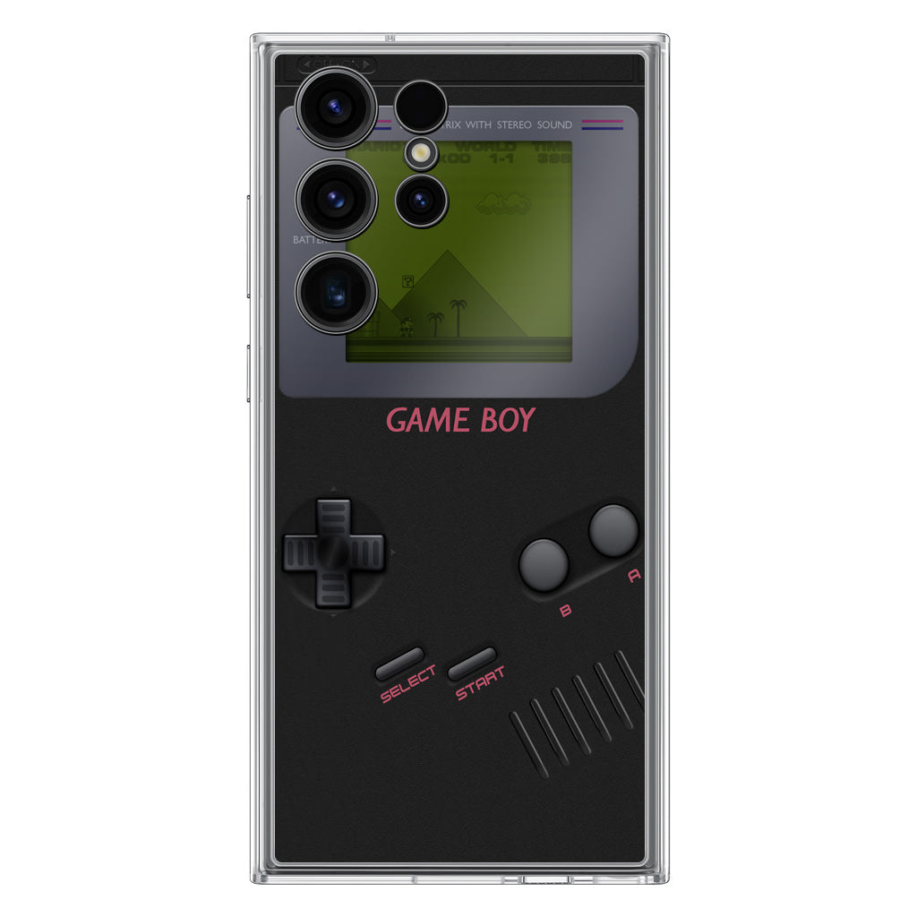 Game Boy Black Model Samsung Galaxy S23 Ultra Case