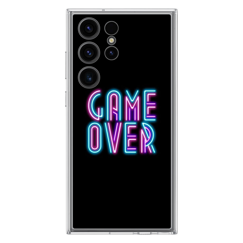 Game Over Neon Samsung Galaxy S23 Ultra Case