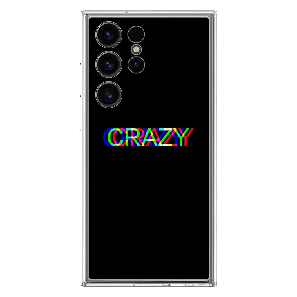 Glitch Crazy Samsung Galaxy S23 Ultra Case