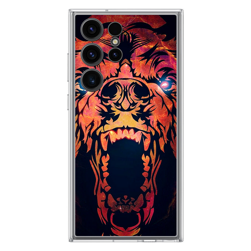 Grizzly Bear Art Samsung Galaxy S23 Ultra Case