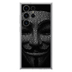 Guy Fawkes Mask Anonymous Samsung Galaxy S23 Ultra Case